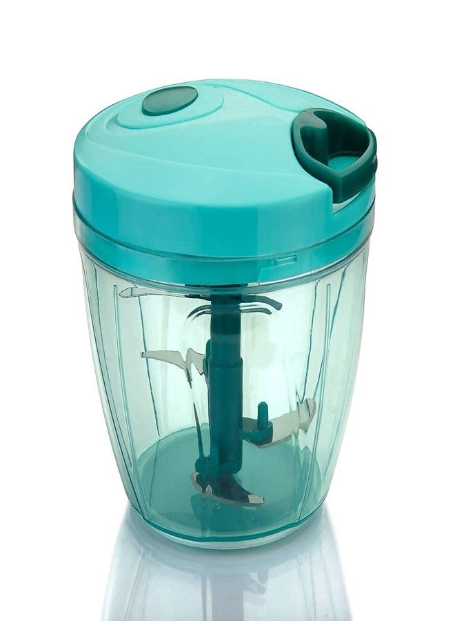 Kotinax Manual Food Chopper Vegetable Cutter, Hand String Vegetable Chopper Onions Cutter for Vegetable Fruits Nuts BPA Free Food Safe Material, 750ML, Multicolor - Image 1